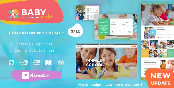 Baby Kids - Education Primary School Children WordPress