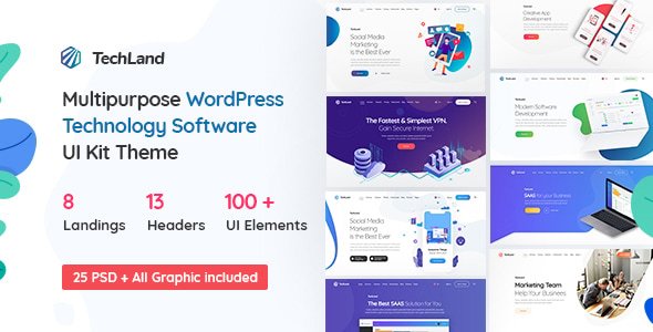 Techland - Multipurpose Technology Software WordPress Theme