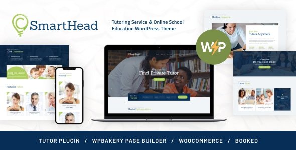 SmartHead | Tutoring Service & Online School Education WordPress Theme